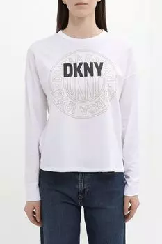 Лонгслив с логотипом Dkny