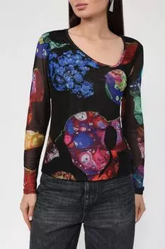 Лонгслив с принтом Desigual