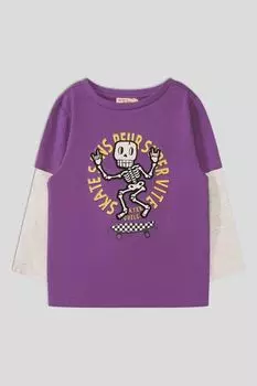 Лонгслив с принтом DPAM