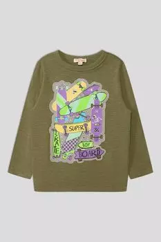 Лонгслив с принтом DPAM