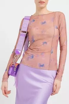 Лонгслив с принтом HUGO