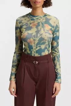 Лонгслив с принтом HUGO