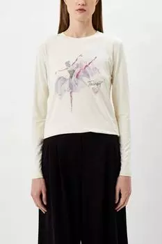 Лонгслив с принтом и декором TWINSET