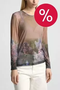 Лонгслив с принтом Сирень ARTOGRAPH