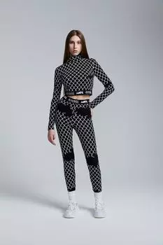 Лонгслив с принтом укороченный ESCUTE Young