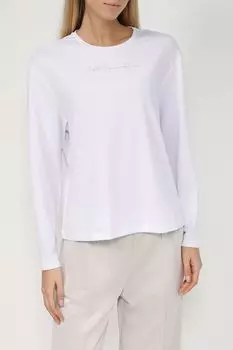 Лонгслив с текстовым принтом Ea7