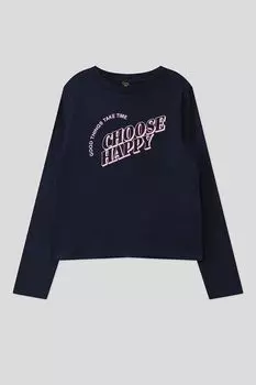 Лонгслив с текстовым принтом OVS