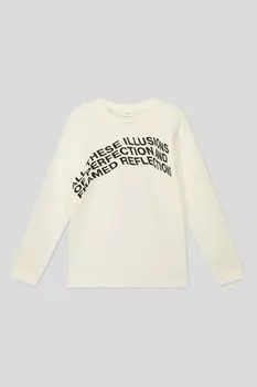 Лонгслив с текстовым принтом s.Oliver