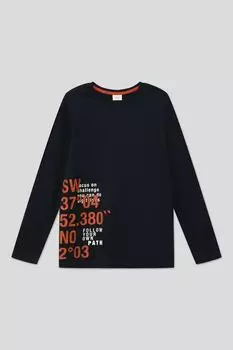 Лонгслив с текстовым принтом s.Oliver