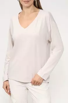 Лонгслив с V-вырезом Esprit