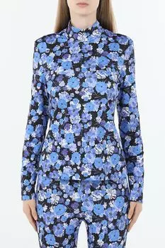 Лонгслив с воротником стойкой и принтом BELUCCI