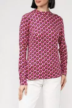 Лонгслив с воротником-стойкой More&More