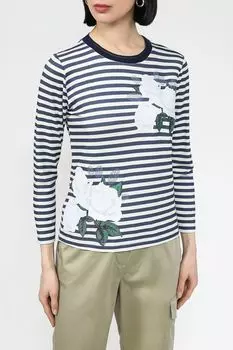 Лонгслив в полоску Auranna