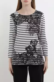 Лонгслив в полоску с принтом Gerry Weber