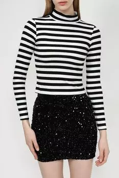 Лонгслив в полоску с воротником стойкой Baby Angel