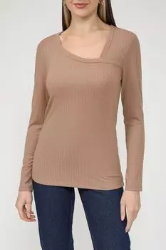 Лонгслив в рубчик OVS