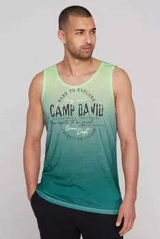Майка dip dye green lemon CAMP DAVID