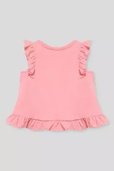 Майка хлопковая с оборками Fagottino