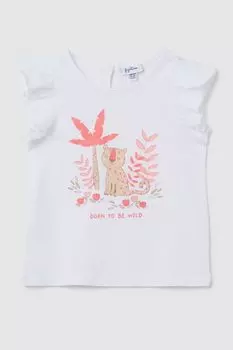 Майка хлопковая с принтом Fagottino