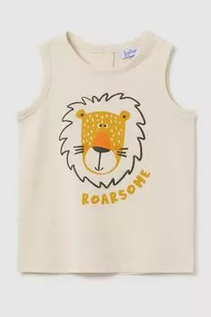 Майка хлопковая с принтом Fagottino