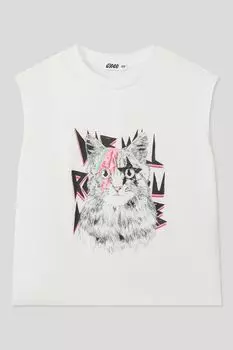 Майка хлопковая с принтом GIOCO