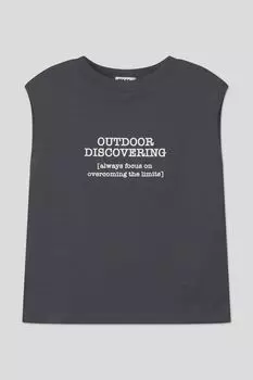 Майка хлопковая с принтом GIOCO