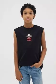 Майка хлопковая с принтом OVS