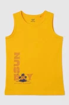 Майка хлопковая с принтом OVS