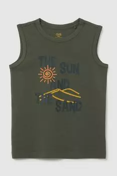 Майка хлопковая с принтом OVS