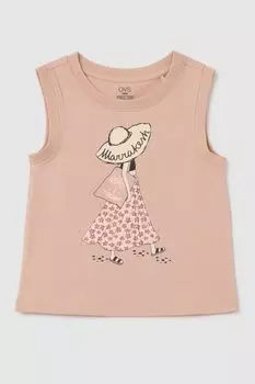 Майка хлопковая с принтом OVS