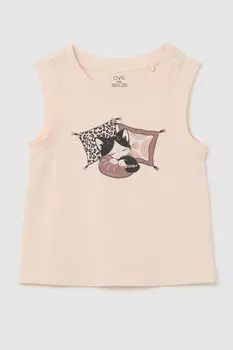 Майка хлопковая с принтом OVS