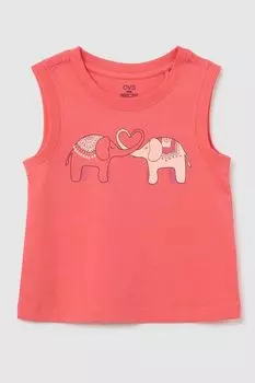 Майка хлопковая с принтом OVS