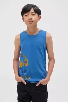 Майка хлопковая с принтом OVS