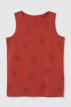 Майка хлопковая с принтом OVS