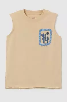 Майка хлопковая с принтом OVS