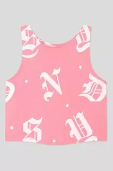 Майка хлопковая с принтом OVS