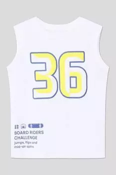 Майка хлопковая с принтом OVS