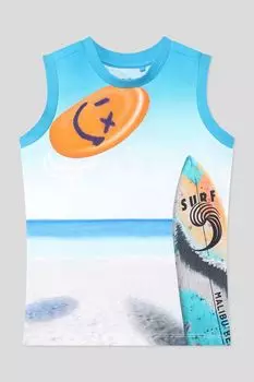 Майка хлопковая с принтом OVS