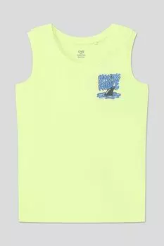 Майка хлопковая с принтом OVS