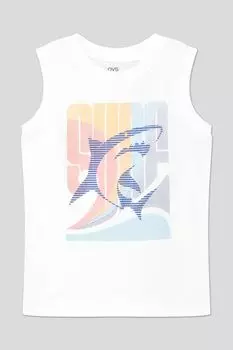 Майка хлопковая с принтом OVS