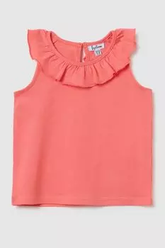 Майка хлопковая с рюшами Fagottino