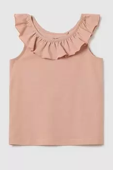 Майка хлопковая с рюшами OVS