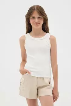 Майка хлопковая с рюшами OVS