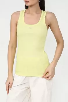 Майка хлопковая с вышивкой логотипа Pinko