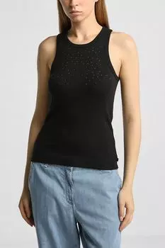 Майка хлопковая со стразами s.Oliver