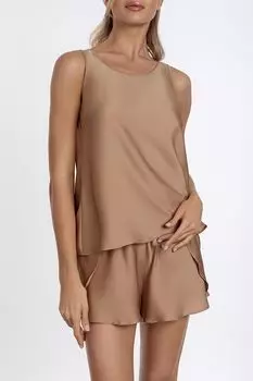 Майка из смесового шелка MARC & ANDRE