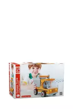 Машинка-грузовик деревянная Самосвал на стройке Hape