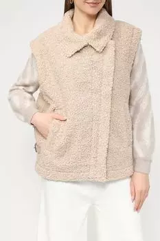 Меховой жилет с карманами Esprit Casual