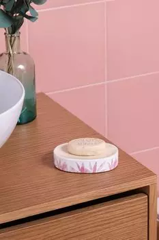 Мыльница керамическая с принтом Akvarel Moroshka