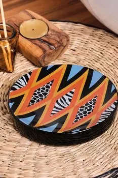 Мыльница керамическая с принтом Bantu Moroshka